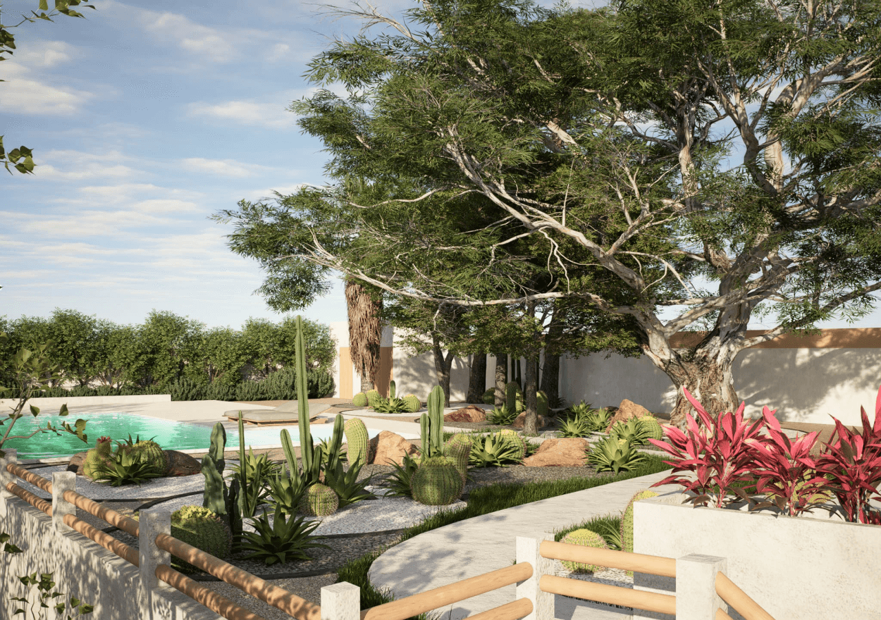 JARDIN PISCINA